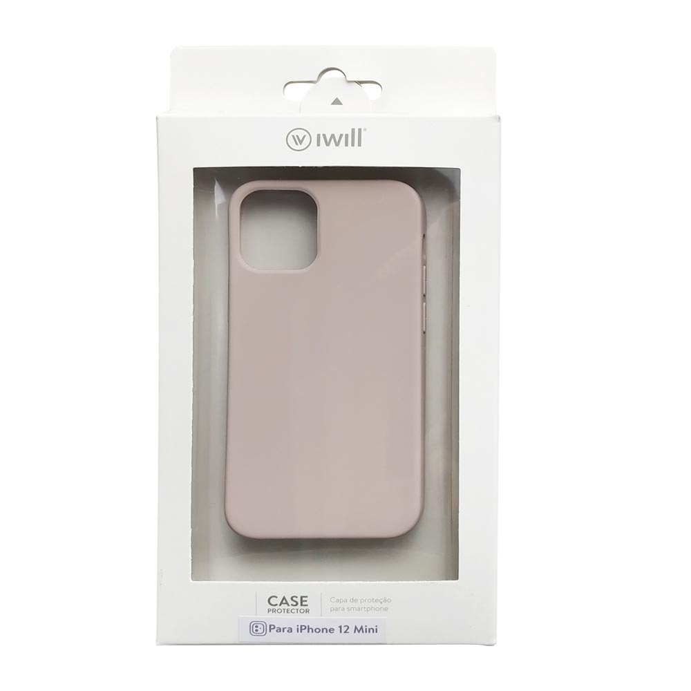 Capa Protetora Simples Case para iPhone 12 Mini Rosa - iWill