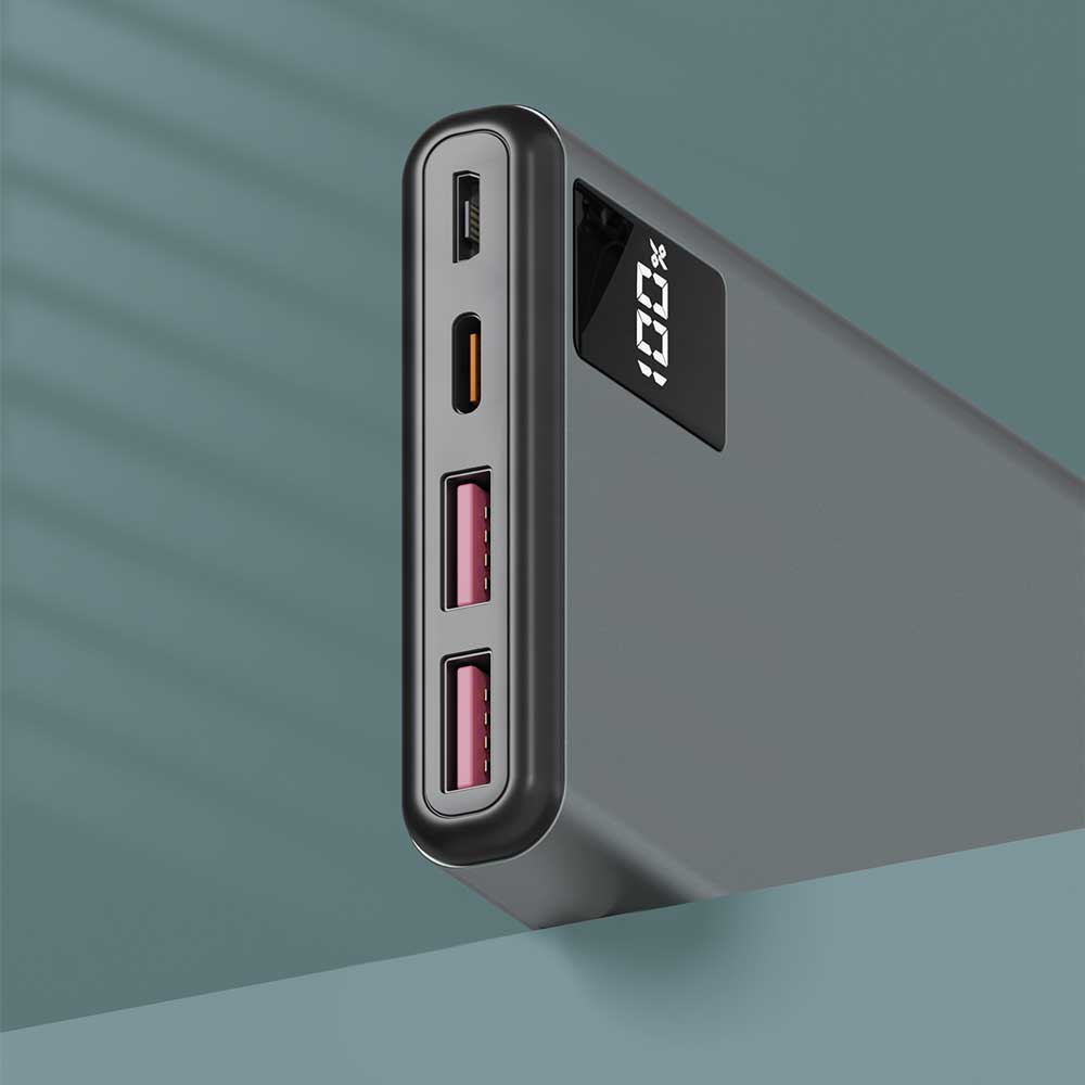 Power Bank Metallic 20W 10000mAh USB-C Cinza | iWill