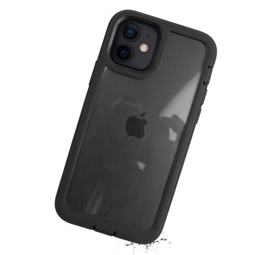 Capa Antichoque Tripla Ultra Case para iPhone 12 Mini Preta - iWill