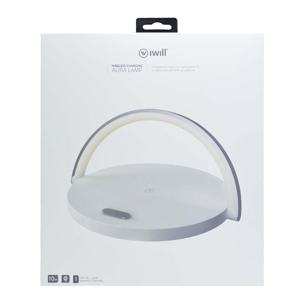 Luminária com carregamento Wireless 10W | iWill