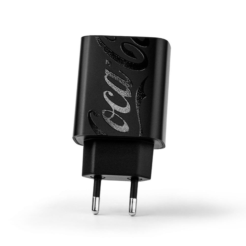 Kit Carregamento 30W Coca-Cola & Power - Preto