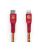 Cabo MFi Lightning para USB-C Vermelho | Grifinória Harry Potter