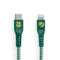 Cabo MFi Lightning para USB-C Verde | Sonserina Harry Potter