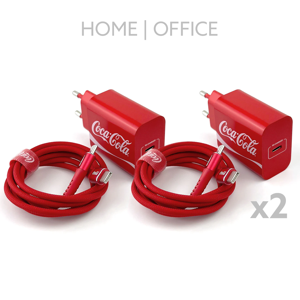 Kit Carregamento Duo Coca-Cola - Home & Office