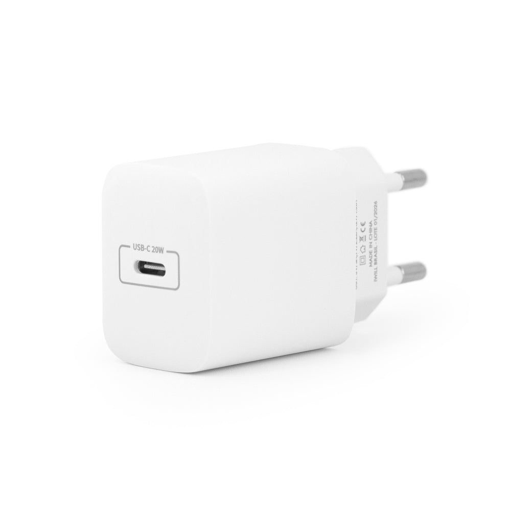 Kit de Carregamento USB-C 20W Branco | iWill Essencial