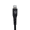 Cabo Homologado MFi Lightning para USB em Nylon 1,2m Preto | Strong Cable iWill