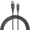 Cabo USB-C para USB Hard Cable em Poliéster Preto
