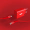 Kit de Carregamento USB-C 20W Vermelho | PD Charger - Coca-Cola