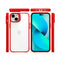 Capa Clarity para iPhone 14 Transparente com Vermelho - iWill