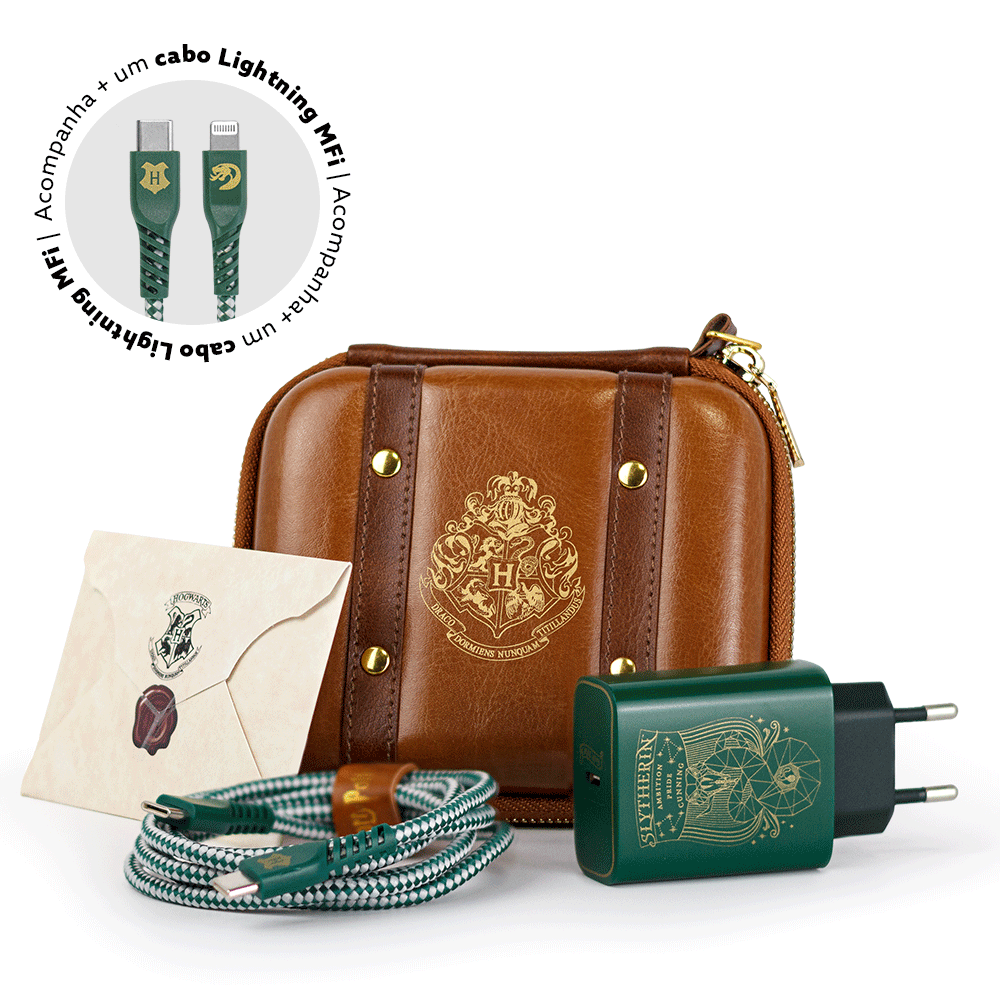 Kit de Carregamento com Estojo USB-C 33W + Cabo Lightning Sonserina