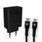 Kit de Carregamento 20W USB-C Preto | iWill