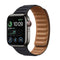 Pulseira para Apple Watch® WatchBand - Couro Link Preta 38/40/41 mm