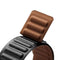 Pulseira Apple Watch® Couro Link Preta 42/44/45/49 mm - iWill
